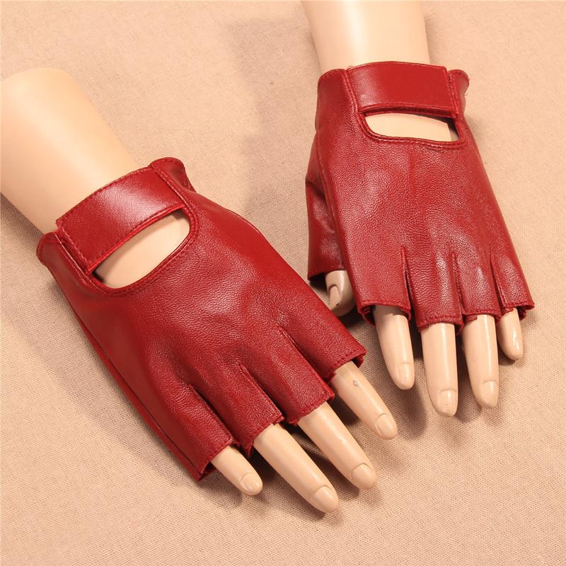 Atmungsaktive Ziegenleder-Halbfingerhandschuhe für Damen und Herren für Fitness, Autofahren, Radfahren und taktische Einsätze