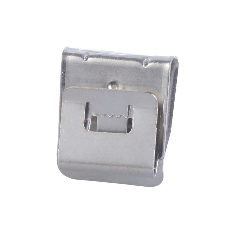 Paket med 200 rostfria kabelklämmor för solpanelsledningshantering och elektrisk organisation