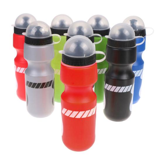 Outdoor Cycling Hiking Camping 750ml PC Plastic Water Bottle Sports Kettle with Dust Cover