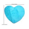 Heart Shaped Rugs Soft Non Slip Doormat Washable Water Absorbent Rugs for Home Entrance Bathroom Shower Floor Decor