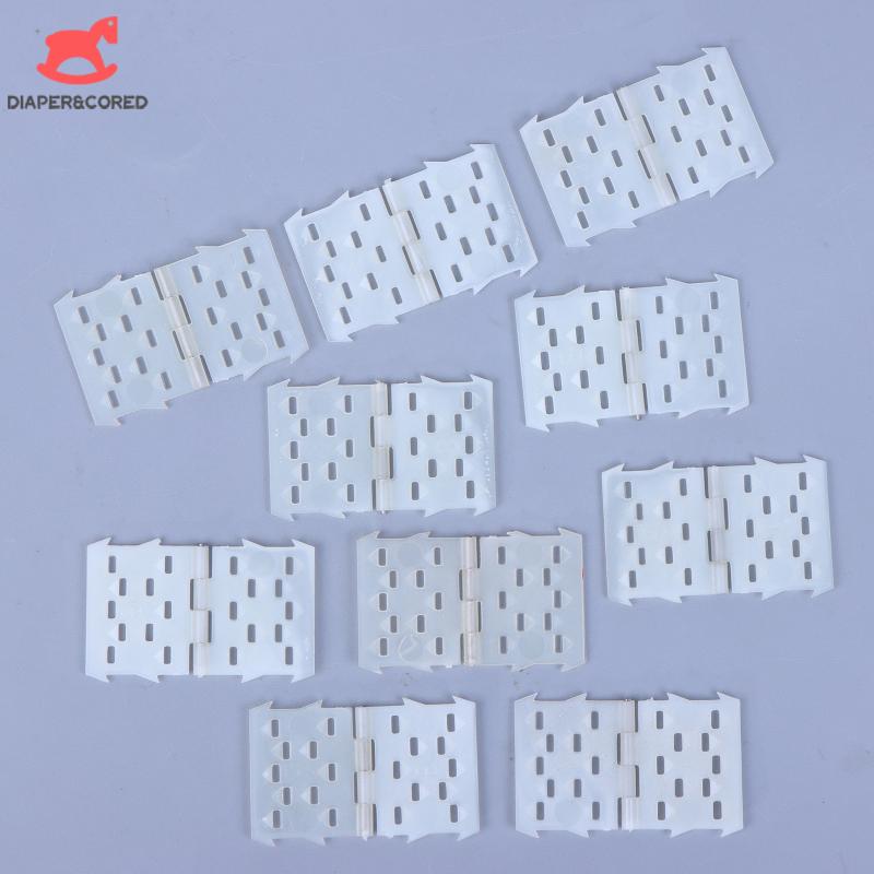 10Pcs Aileron Hinges For Rc Model Plane Wings Nylon Pinned Hinges For Rc Model Plane Wings /Tails Plastic Pinned Hinges