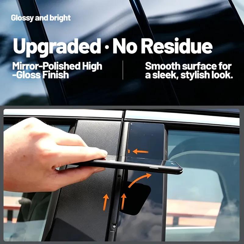For Mazda CX-30 CX30 DM - Window Center Pillar Film Trim Cover B C Posts Sticker Column Car Accessories