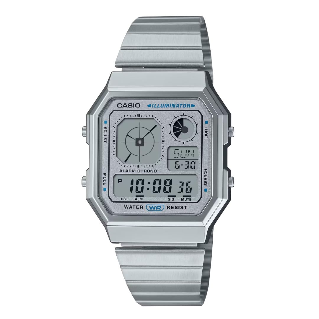 Casio Vintage Collection Digital Watch A130WE Silver