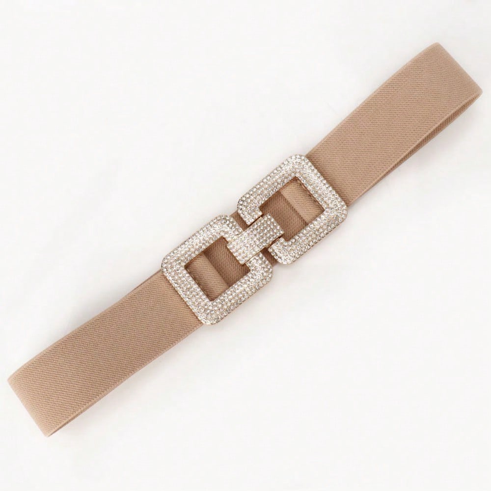 New Elastic Wide Belt Women's Versatile Jacket Waist Belt Fashionable Elastic Women's Waist Seal