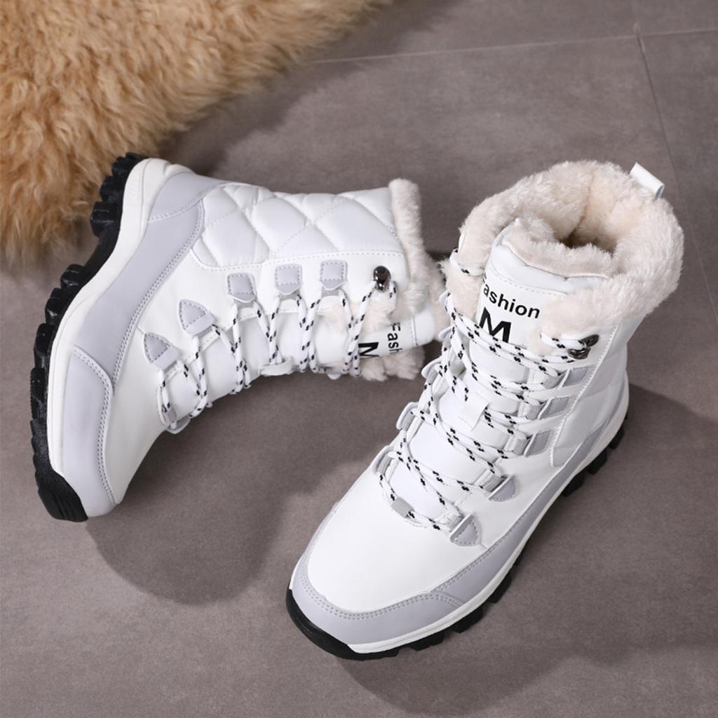 Snow boots new cotton shoes outdoor thickened cotton warm non-slip cold-resistant high-top shoes