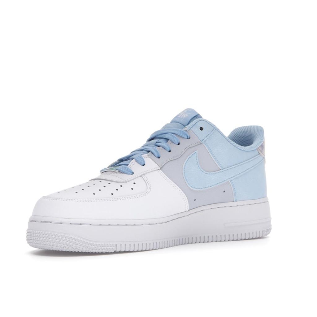 Nike Air Force 1 07 LV8 Psychic Blue Men Sneakers White Football-Grey CZ0337-400