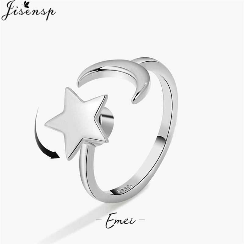 Luxury Anxiety Ring Fidget Spinner Ring for Women Crystal Flower Butterfly Animal Finger Ring Rotate Anti Stress Wedding Jewerly