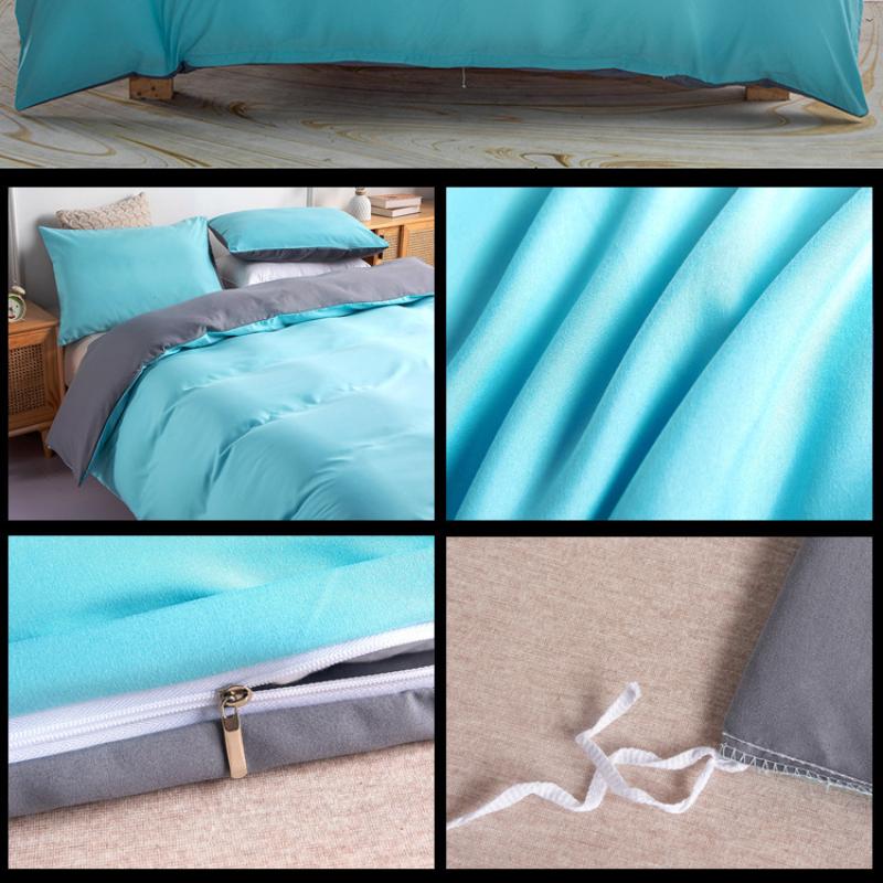 Comforter Set - 3 Pieces Duvet Cover Set Comfy Simple Style Soft Breathable Textured Durable Feel Bedding for All Seasons No Bed Sheet