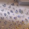 1pcs Butterfly Nail Stickers High Quality Sparkling Shell Light Nail Stickers Nail Art Decal Snakes Design Manicure Tools