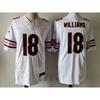 Chicago Bears Jersey de Fútbol Retro Vintage para Hombre Algodón Bordado Mezcla Ropa Deportiva para Aficionados