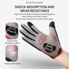 Gants de cyclisme antidérapants, doigt complet, vtt, vélo, chauds, pour hommes et femmes, respirants, Anti-choc, de sport