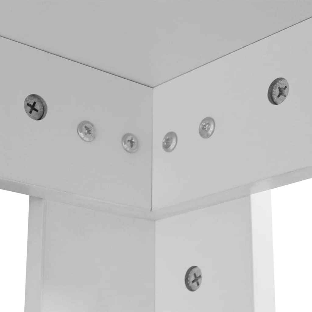 Vidaxl Dining Table, 140X80X75 Cm, White