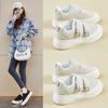 Fashion 2025 Spring New Velcro Womens Shoes  Korean Version ins Female Students Platform Heightening Casual Shoes Zapatos Para Mujeres