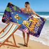 Rocket Monkey Space Adventure 2D Flat Print Beach Towel, Large Soft Quick Dry Towel for Beach Camping SwimmingZSTJ0915226