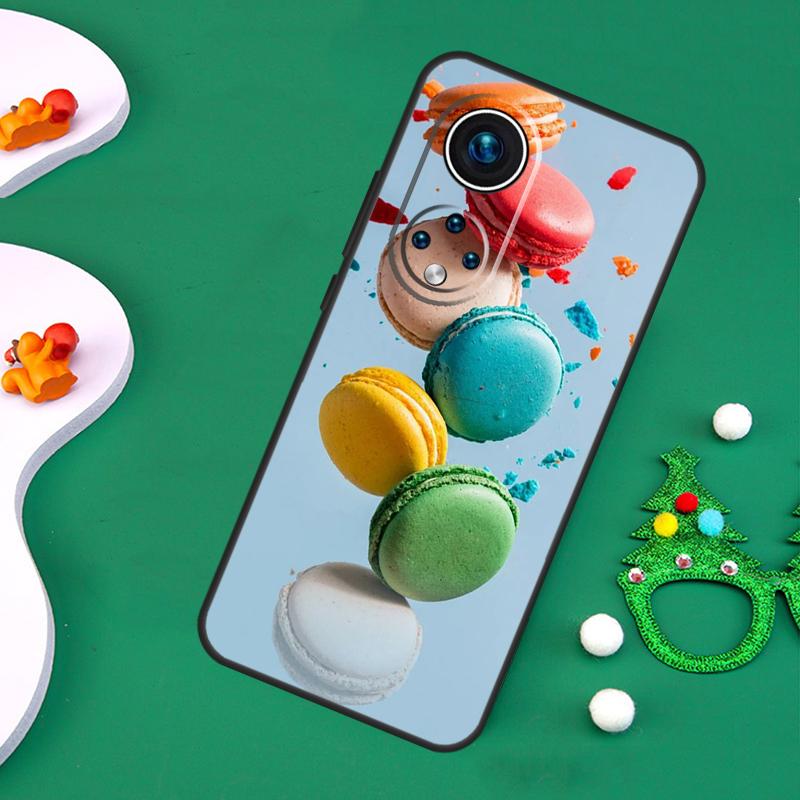 Macarons Cake Dessert Cute Case For Honor Magic 7 Pro 6 5 50 70 90 200 Lite X9b X9a X8a X8b X7a X6a X8 X9 X9c Cover