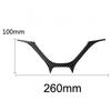 For Honda Civic Coupe 2013-15 Carbon Fiber Steering Wheel Chin Cover Trim