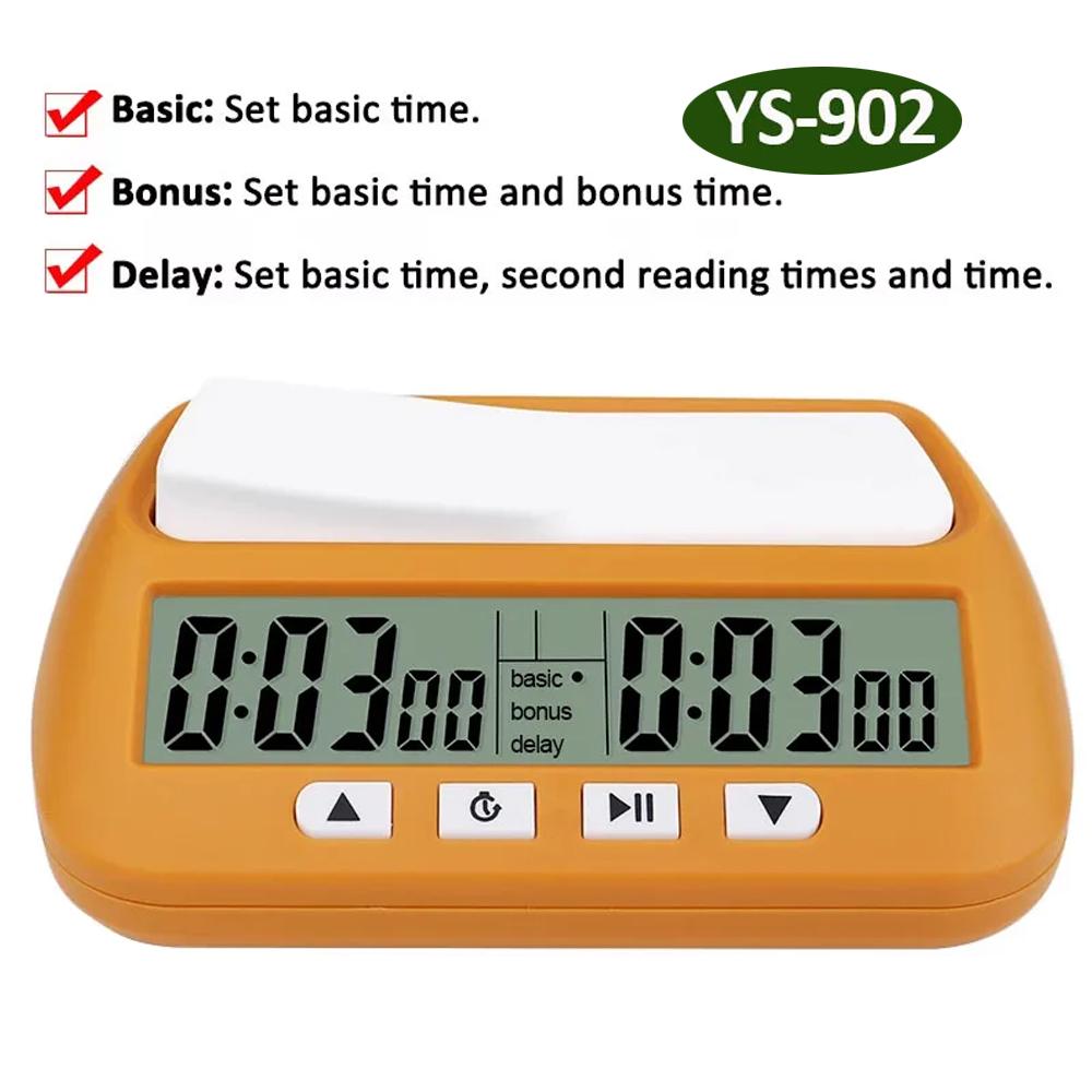 YS9901/YS902/ Digital Chess Timer Game Timer  3-in-1 Multipurpose Portable Professional Chess Clock