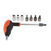 T-wrench Tools with 6/8/10/45mm Bit Socket 60029070300 Multifunction Metal T-shaped Wrench Hand Tools