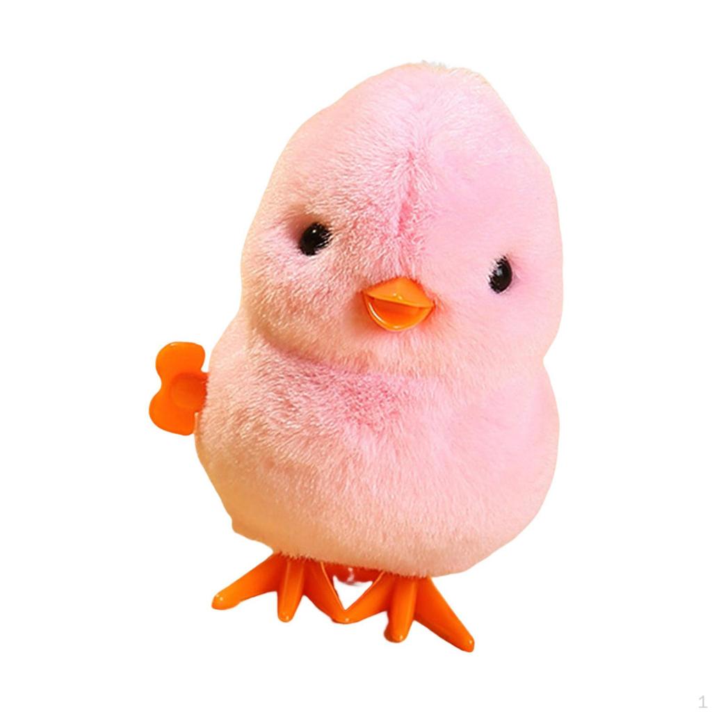 Plush Toy, Chick Toys, Realistic Stuffed Duck Jumping Cartoon Clockwork
