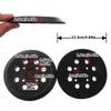   Heavy Duty 5Inch Rubber Sanding Discs Grinding Wheel Double Pack 8 Hole Dust Management System for Standard Power Tool