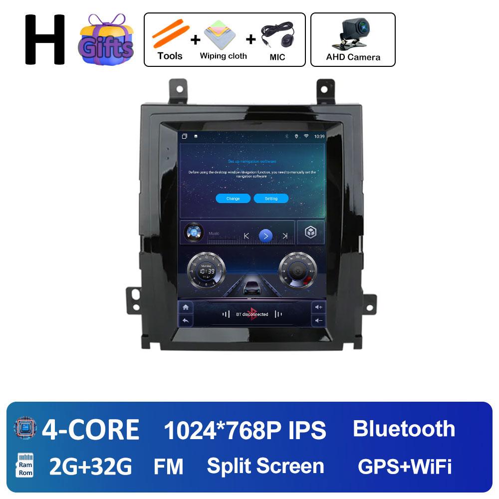 For Cadillac Escalade 2007 2008 2009 2010 2011 2012 2013 Android Auto Wireless Carplay 9.7 inch Touch Screen WIFI Accessories 4G