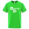 Cotton Tee Men's T-shirt High Quality Cotton Blend O Neck Heisenberg Men T-shirt Short Sleeve Casual Breaking Bad Print T Shirt for Men