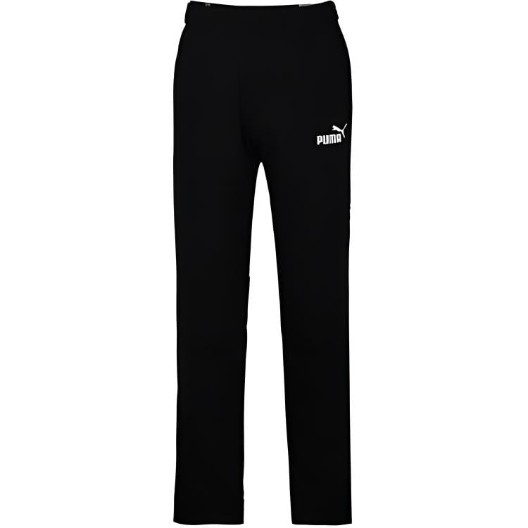 PUMA Knitted Sweatpants Men's Black Moderate Straight Fit Pants 843730-01