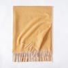 Solid Color Scarf Wavy Light Striped New Scarf Women's Winter Fresh and Sweet Macaron Monochrome Mid Length Scarf