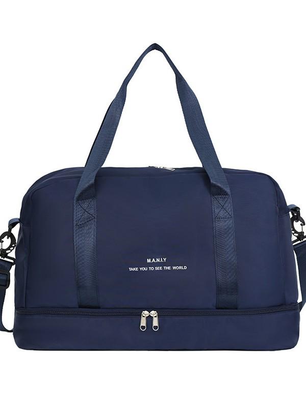 Damen Reise- und Sporttasche mit Nass-/Trockentrennung - Unisex, Wasserabweisend, Handtasche mit großem Fassungsvermögen für Kurztrips