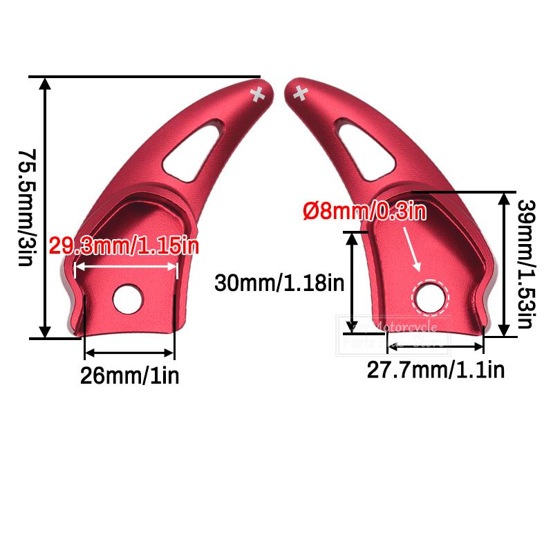 CNC Billet Aluminum Steering Wheel Shift Paddle Extension For Dodge Challenger Charger Chrysler 300 Jeep SRT Sport Gear Shift Accessory