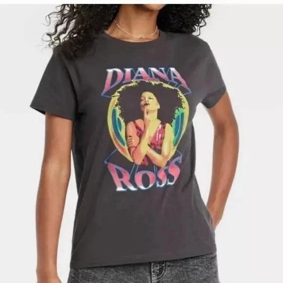 

Diana Ross Apparel Womens Vintage Black R&B Iconic Singer Shirt New S, L, XL,2XL 2XL