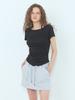 ETMON Layered Halter T-Shirt Black