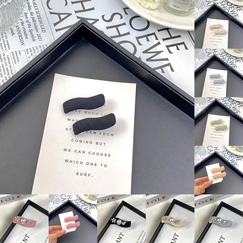 Style Hairpin Versatile Fresh Wave Design Candy Color Womens Accessories Hair