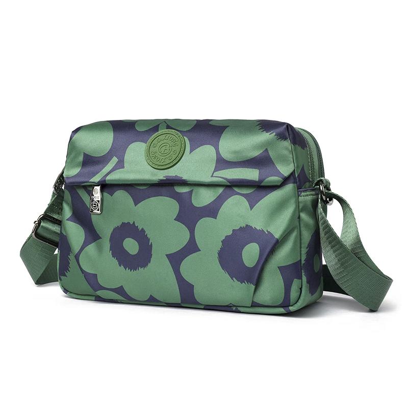 

Sunflower Crossbody Bag Women s Multi-Layer Large Capacity Shoulder Bag зелений