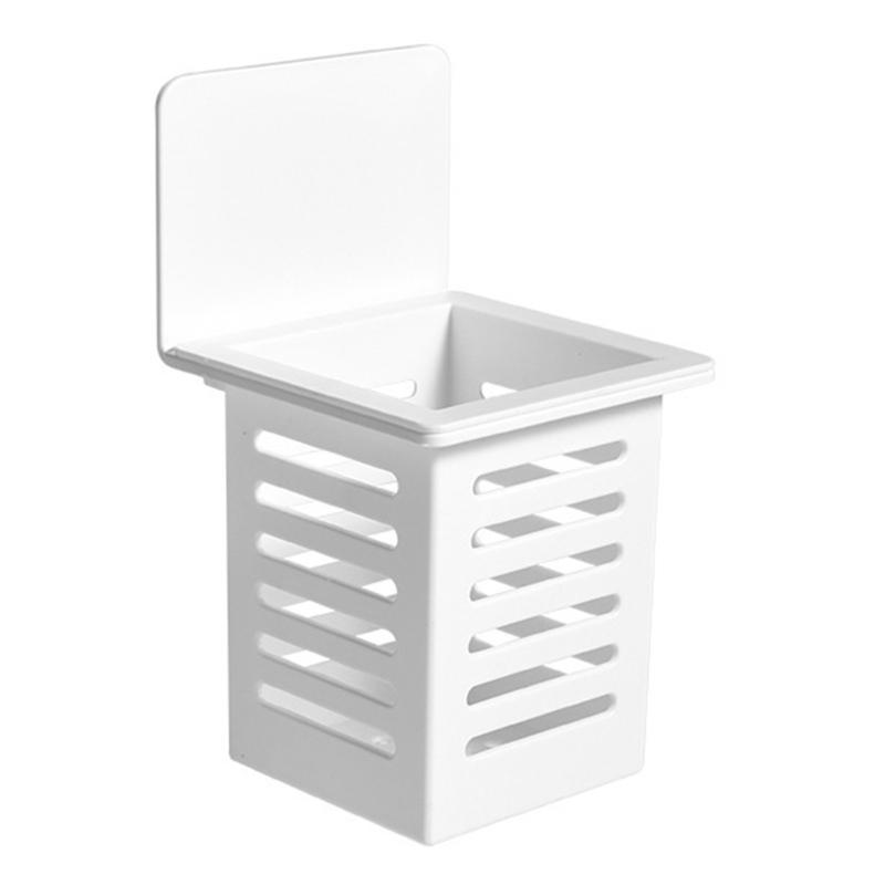 

Plastic Spoon Chopsticks Holder Drying Rack Kitchen Tableware Holder Wall Hanging Cutlery Drainage Basket Storage Box 1