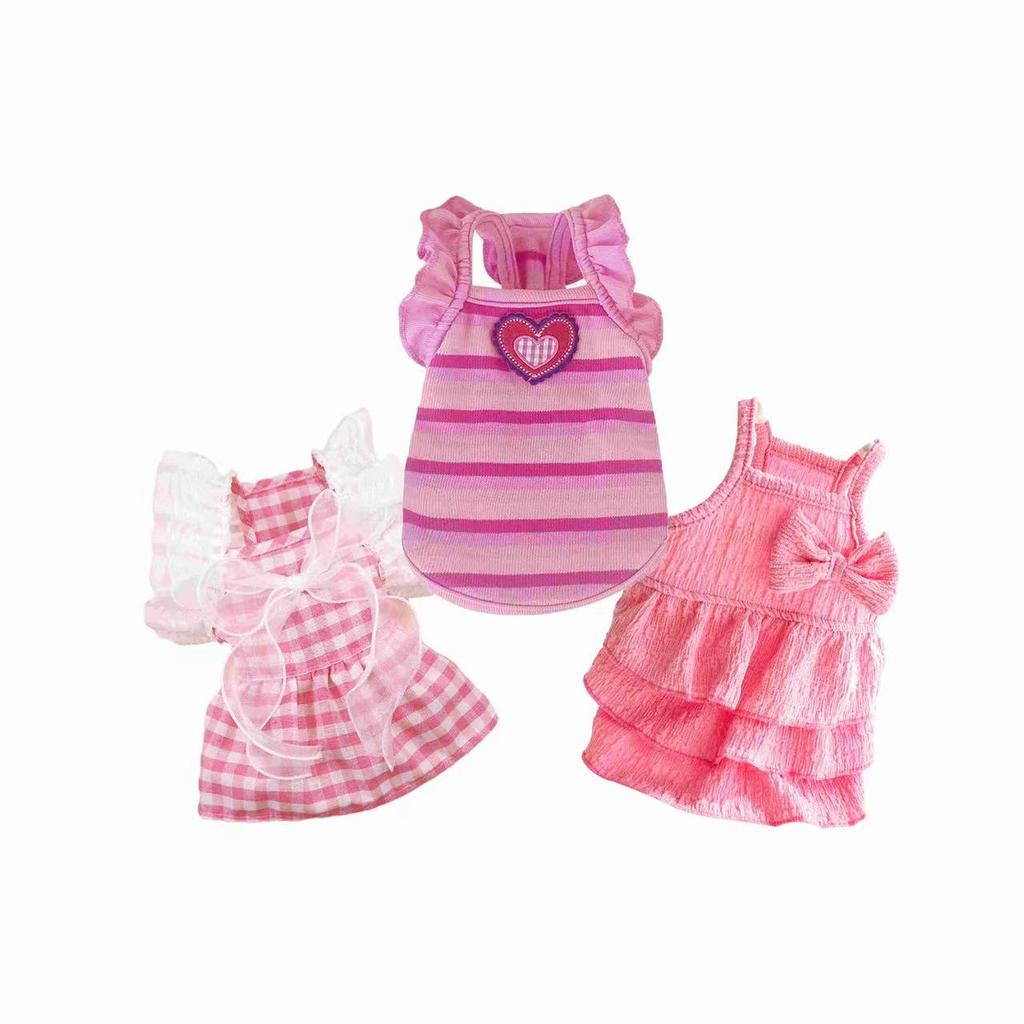 Dog Dresses for Small Dogs Cute Girl Female Dog Dress Apparel for Girls Puppy Shirt Skirt Doggie Dresses Pet Summer Clothes