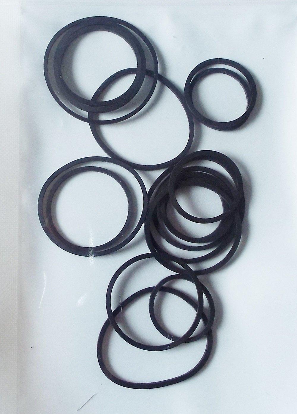

Repair, Repair Rubber Belt, Diameter 17mm to 32mm, Set of 17, DVD, CD, LD, Radio Cassette Recorder, XBOX, Replacement Belt, Motor