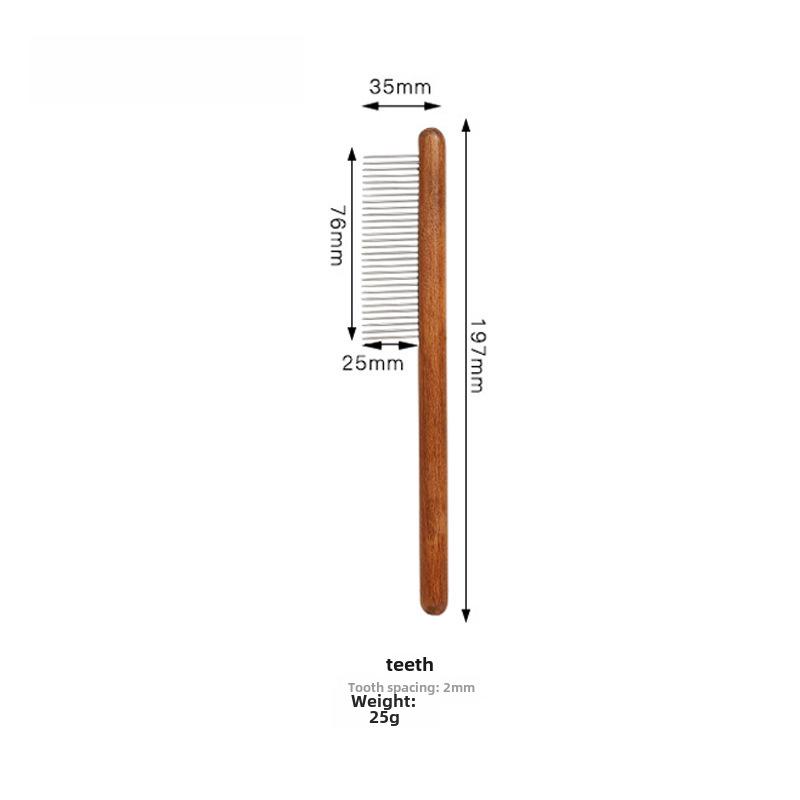 

Антикварная расческа из цельного дерева для кошек и собак