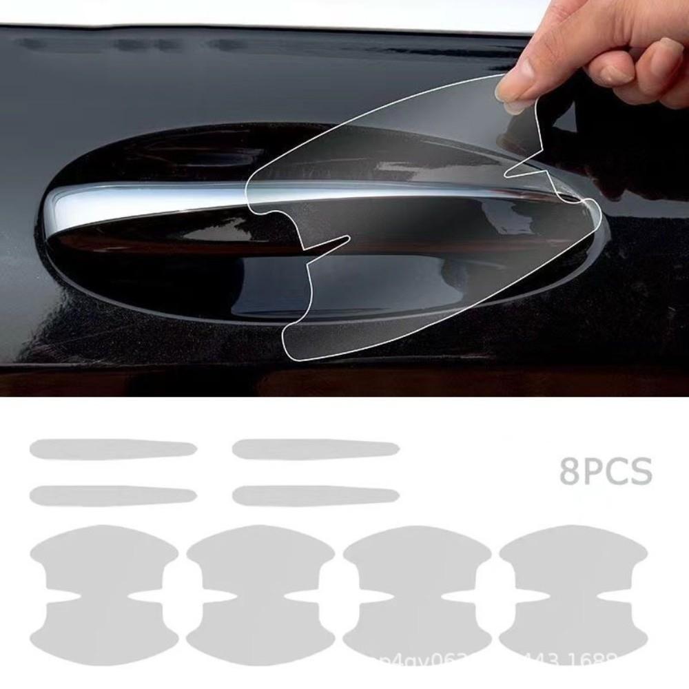 Clear Invisible Door Handle Protection Stickers Car Protection Decals For Car Exterior 8pcs