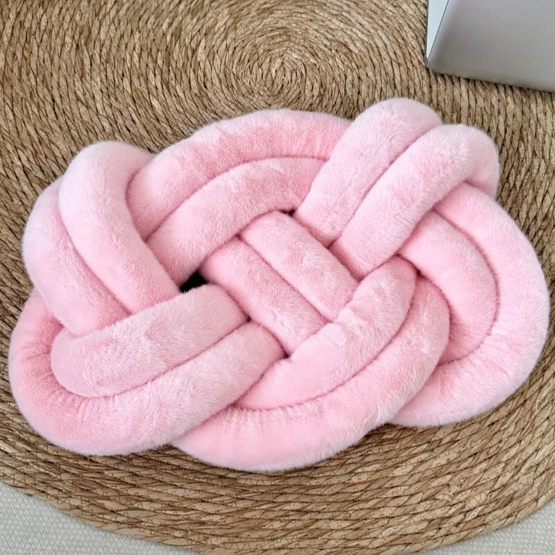 Nordic Circular 8 Shape Cushion With Plush Cover For Sofa Decor