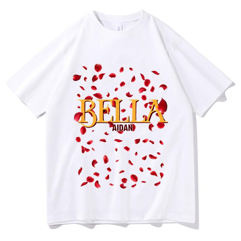 2026 New Aidan Bella Tshirts Summer Unisex Fashion Casual Tees Unisexs Unisexs Outdoor Sports Crew Neck Aesthetic Tops Streetwear