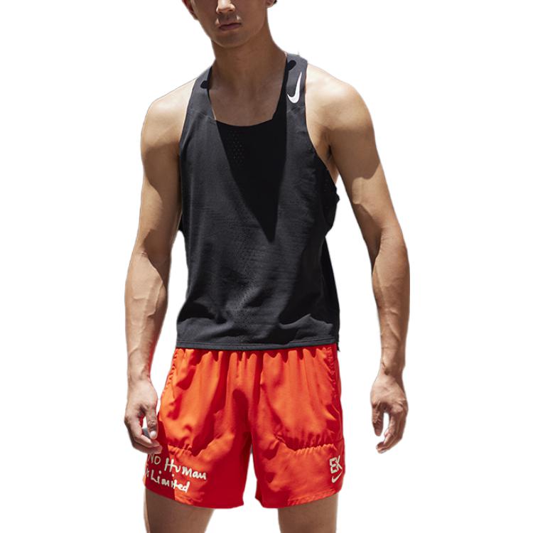 New Nike Dri Fit Running Tank Top Men's Black DM4625-010