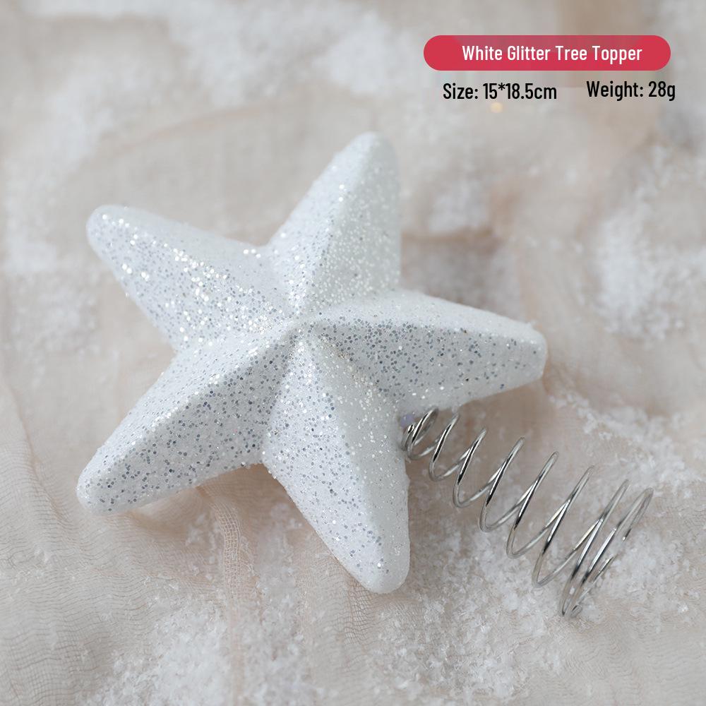DIY Painted Foam Christmas Ornament: Snowflake & Irregular Pompon Balls