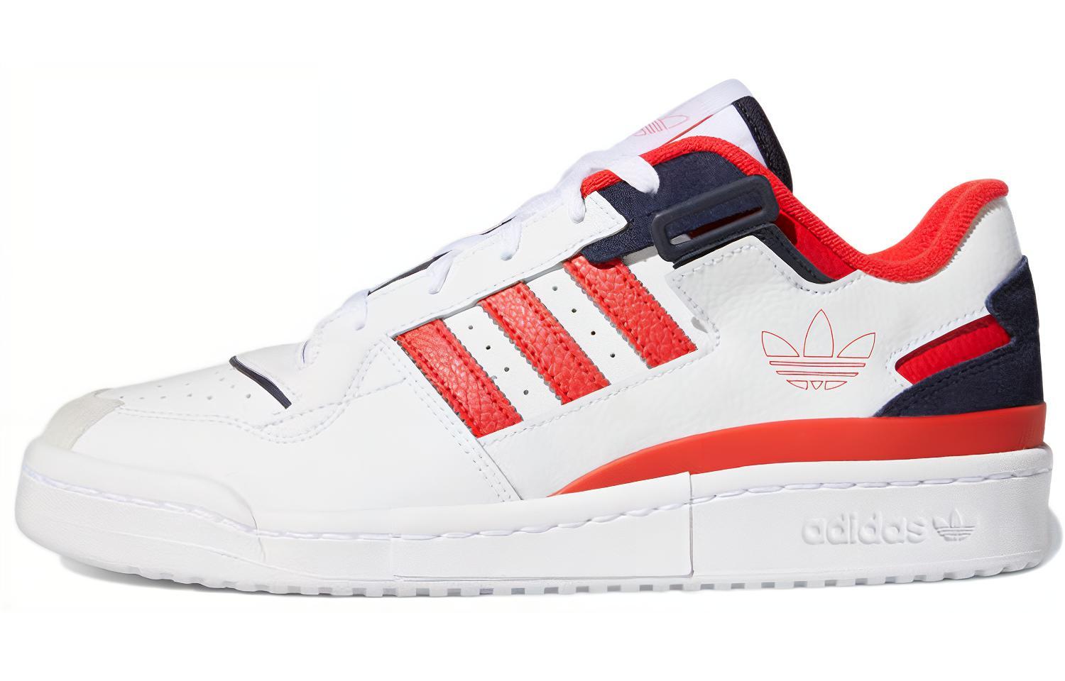 Adidas Forum Exhibit Low  Cloud White Red  GZ5391 44