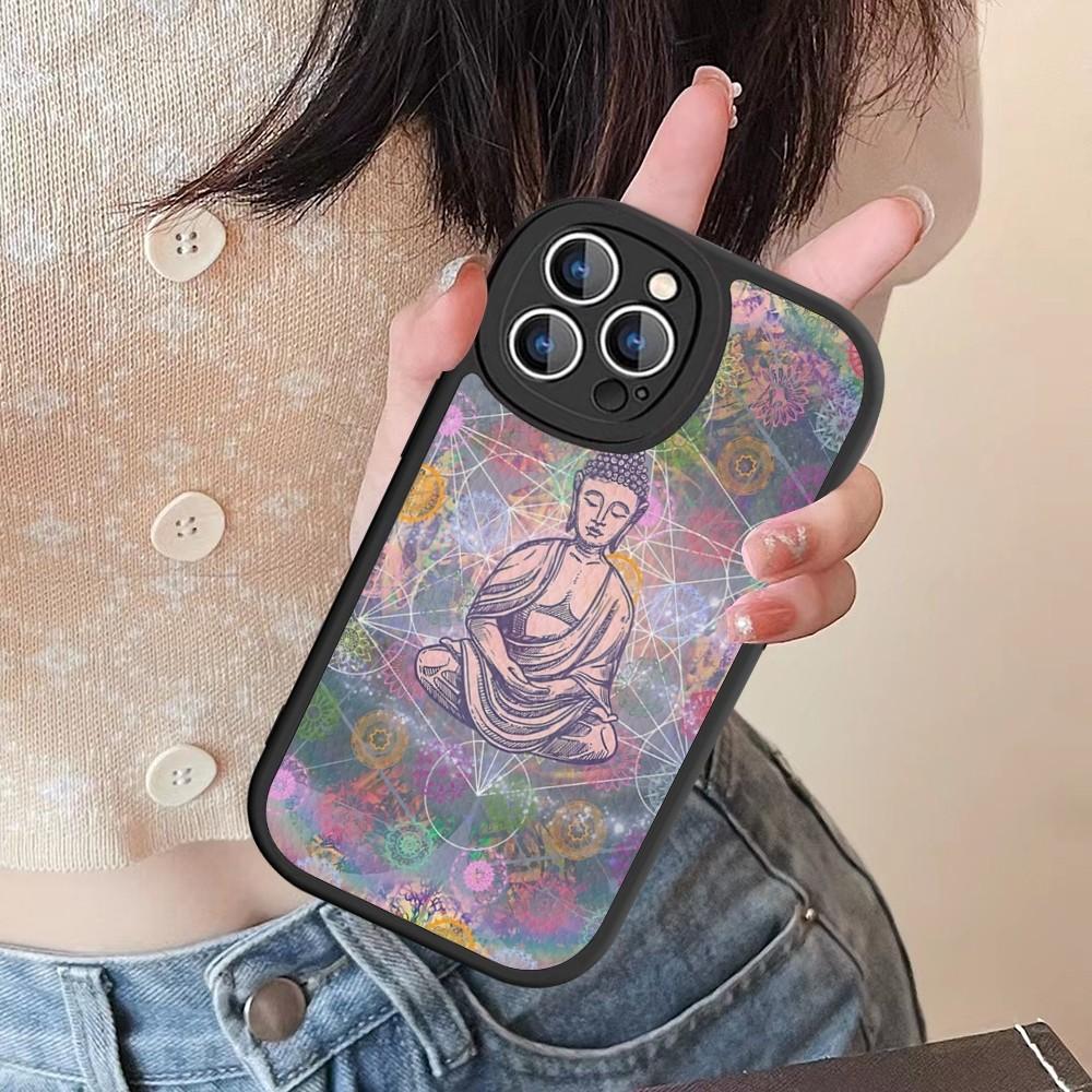 The Yoga Phone Case Hard Leather For IPhone 16 15 14 13 12 Mini 11 14 Pro Max Xs X Xr 7 8 Plus Fundas