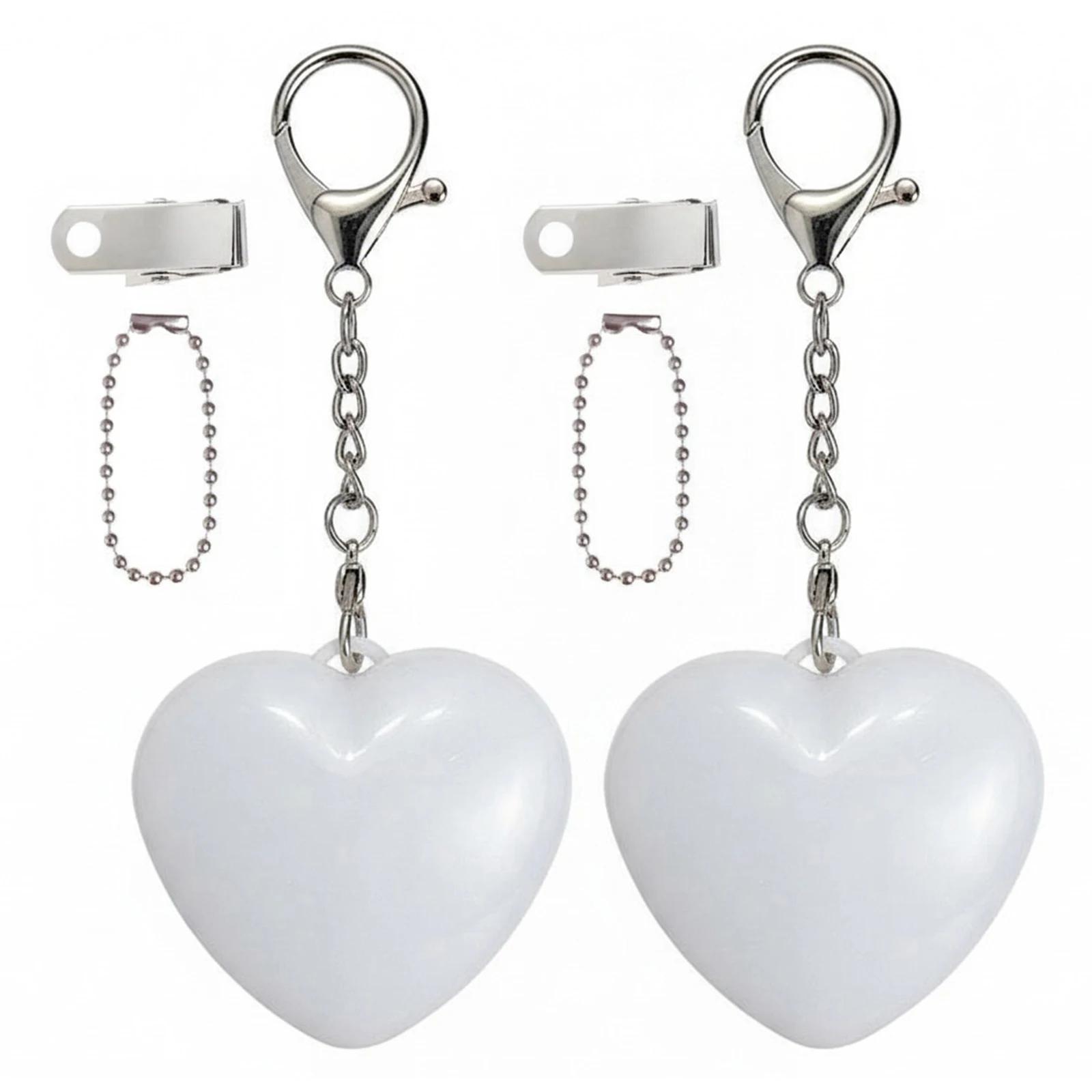 

1/2/3/4Pcs Purse Heart LED Light Touch Activated Handbag NightLight Reusable Bag Keychain Pendant Lamp for Wome Girl Unique Gift