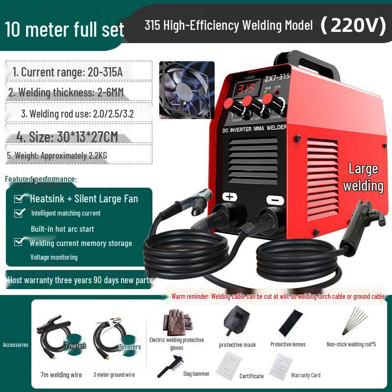 Da Han Dual-Use 220V/380V Portable Inverter Electric Welder