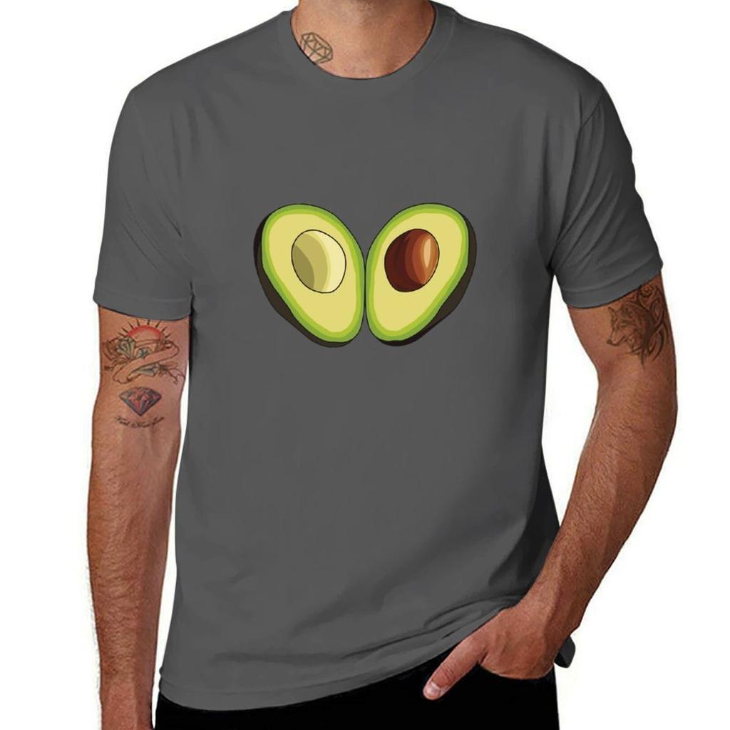 Avocado Heart T-Shirt T Shirts Designer Anime T Shirts Oversize T-Shirt