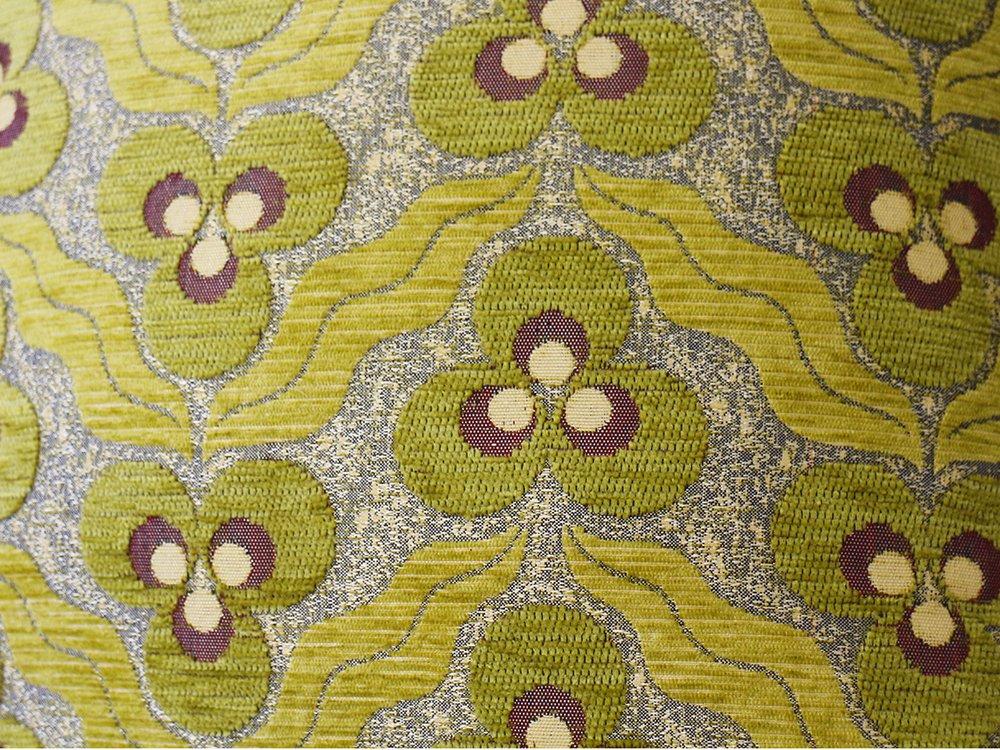 Chenille Cushion Cover 45cm by Chintomani [Turkish Design] (Yesilçay)