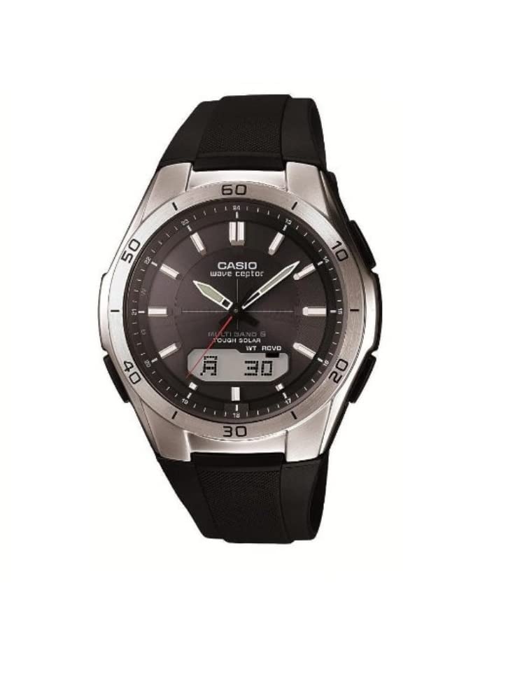 

[Casio] Часы Wave Ceptor [Оригинальный отечественный продукт] Радиоприемник на солнечной батарее WVA-M640-1AJF мужские черные
